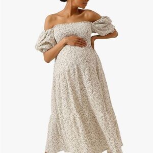 Nothing fits but Off-Shoulder Cream Dress